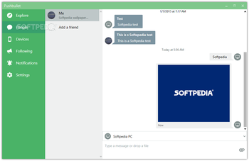 Pushbullet screenshot