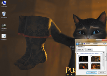 Puss In Boots Theme screenshot