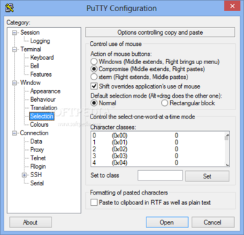 PuTTY Portable screenshot 11