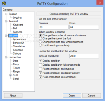 PuTTY Portable screenshot 7