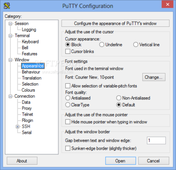 PuTTY Portable screenshot 8