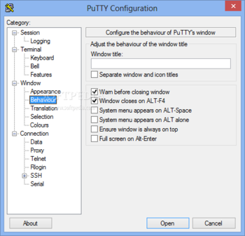 PuTTY Portable screenshot 9