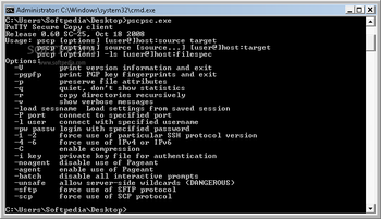 PuTTY SC screenshot