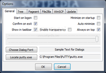 PuTTY Session Manager screenshot 2