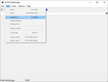 PuTTYTabManager screenshot 3