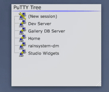 PuTTYTree screenshot