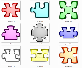 Puzzle Pieces Icons screenshot