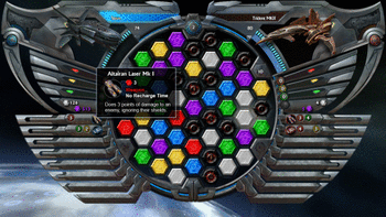 Puzzle Quest: Galactrix demo screenshot