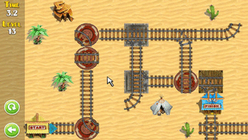 Puzzle Rail Rush screenshot