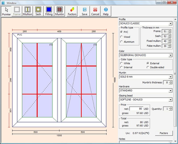 PVC Windows Designer screenshot