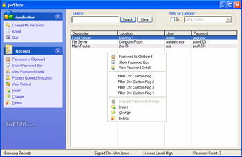 pwStore screenshot