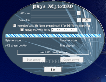 PX3's AC3 to WAV Converter screenshot