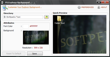 PX.Explorer Background screenshot