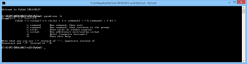 PyCmd screenshot