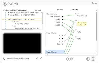 PyDesk Visualizer screenshot