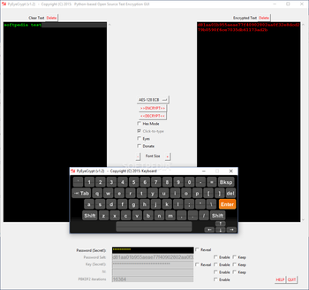 PyEyeCrypt screenshot