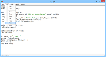 PyLight screenshot 3