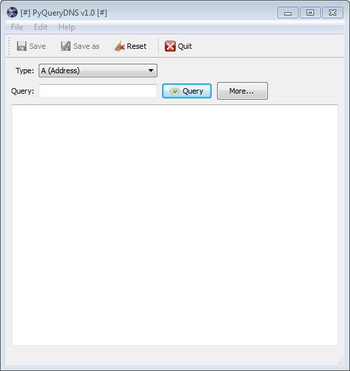 PyQueryDNS screenshot