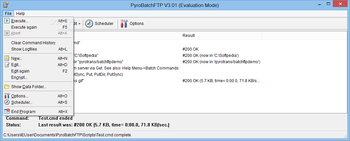 PyroBatchFTP screenshot 2