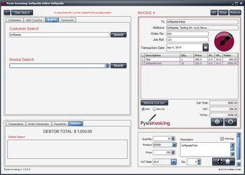 Pyxis Invoicing screenshot 4