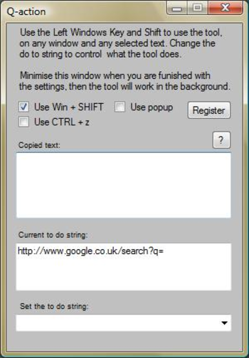 Q-action screenshot