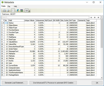 Q-Eye QVD/QVX files Editor  screenshot 3