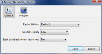 Q-Music Webradio Player screenshot 2