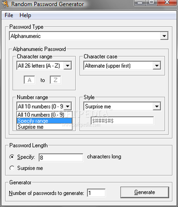 Q Random Password Generator screenshot 3