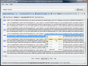 QAXML LogsManager screenshot 4