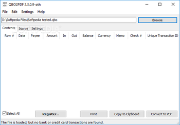 QBO2PDF screenshot