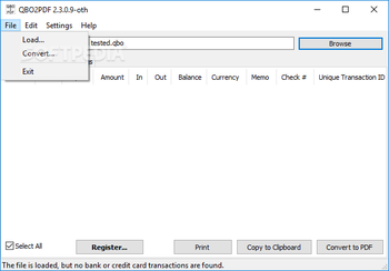 QBO2PDF screenshot 2