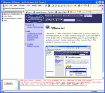 QBrowser screenshot