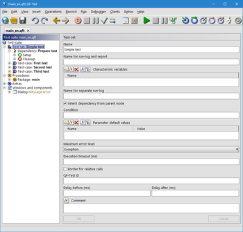 QF-Test screenshot 4