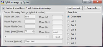 QFMouseKeys screenshot