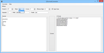 QFormatConverter screenshot