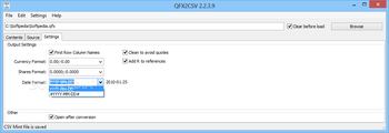QFX2CSV screenshot 2