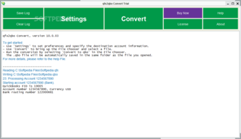 qfx2qbo Convert screenshot