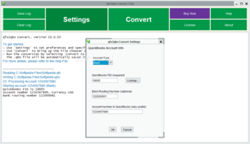 qfx2qbo Convert screenshot 2