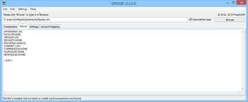 QFX2QIF screenshot