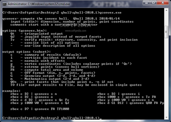 Qhull screenshot