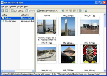 QIC Webfotoalbum screenshot 2