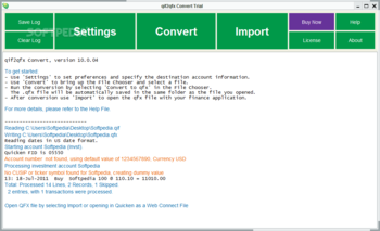 qif2qfx Convert screenshot