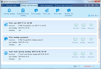 Qiling Disk Master Professional screenshot