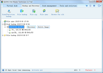 QILING Disk Master Technician screenshot