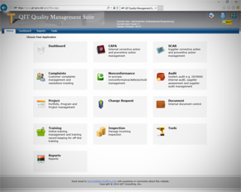 QIT Quality Management System Web-edition screenshot 2