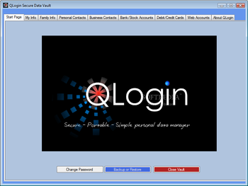 QLogin - Secure Personal Data Manager screenshot 2