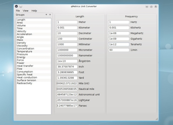 qMetrics screenshot