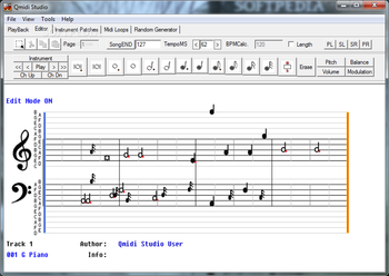 Qmidi screenshot 2