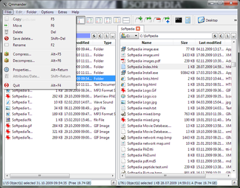 Qmmander screenshot 2