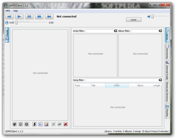 QMPDClient screenshot